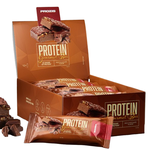 Prozis Protein Gourmet Bar Milk choc 80g