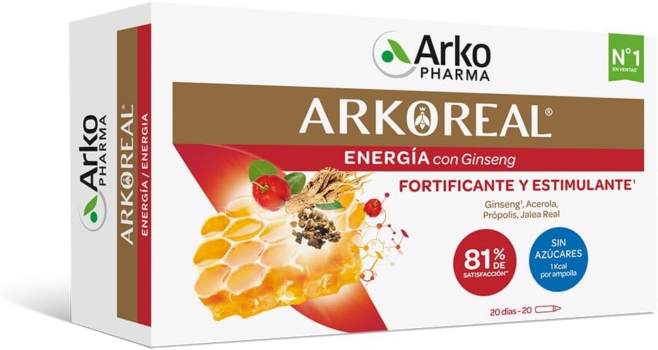 Arkopharma Arkoreal Royal Jelly + Ginseng 20 units