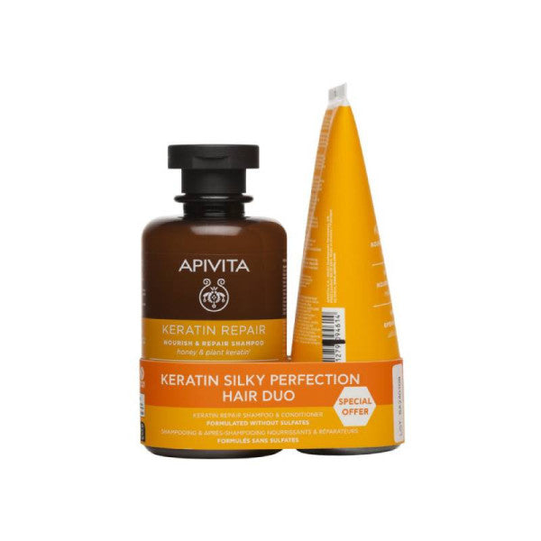 Apivita Champô Keratin Repair - 250ml + Oferta Condicionador - 150ml