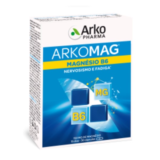 Arkomag Magnésio B6 30 Cápsulas