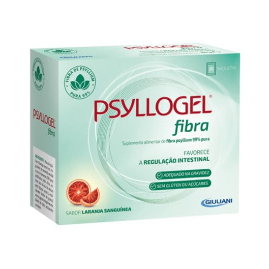 Psyllogel Fibra Laranja Sanguínea 20 Saquetas