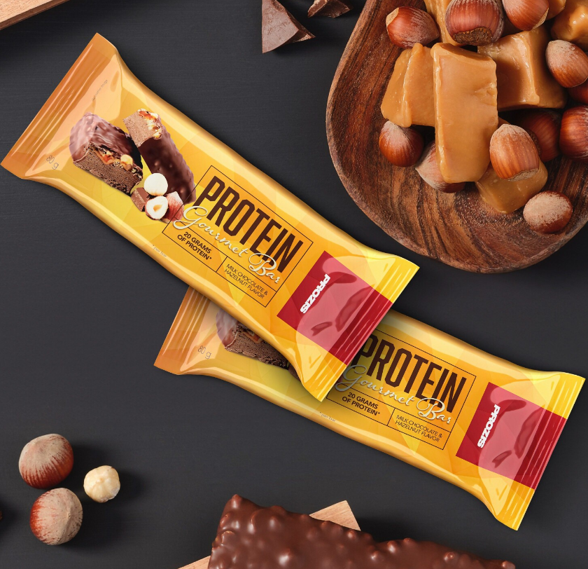Prozis Protein Gourmet Bar Chocolate e avelã 80g