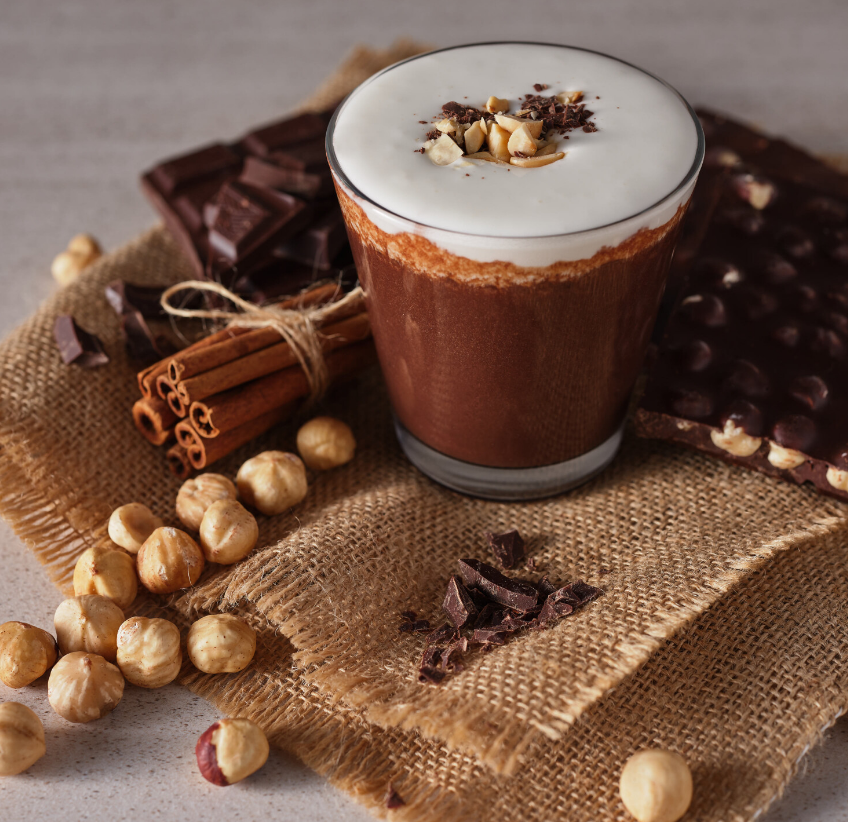 Prozis Cacau Quente com Proteína Whey 400 g - Avelã