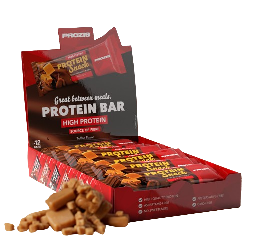 Prozis Protein Snack 30 g Sabor Caramelo amanteigado
