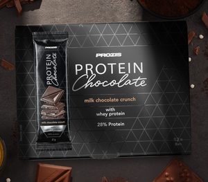 Prozis Chocolate de Leite Zero - Crocante Proteico 27g