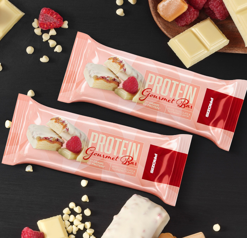 Prozis Protein Gourmet Bar Choc Br e Framboesa 80g