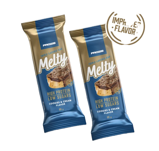 Prozis Melty - Barra Proteica 60g Sabor Bolacha e nata