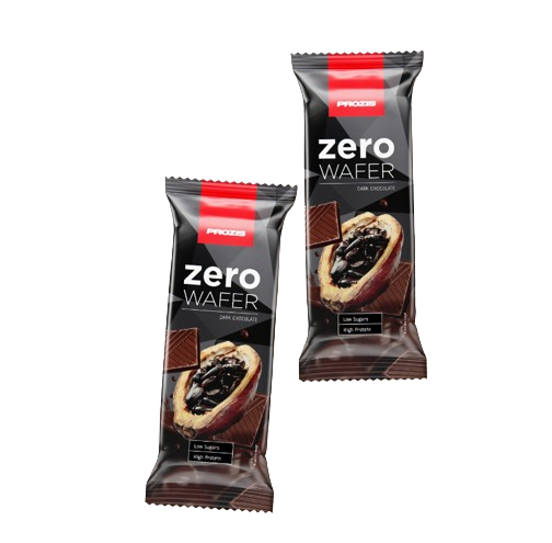 Prozis  Zero Wafer 40g Sabor Chocolate preto