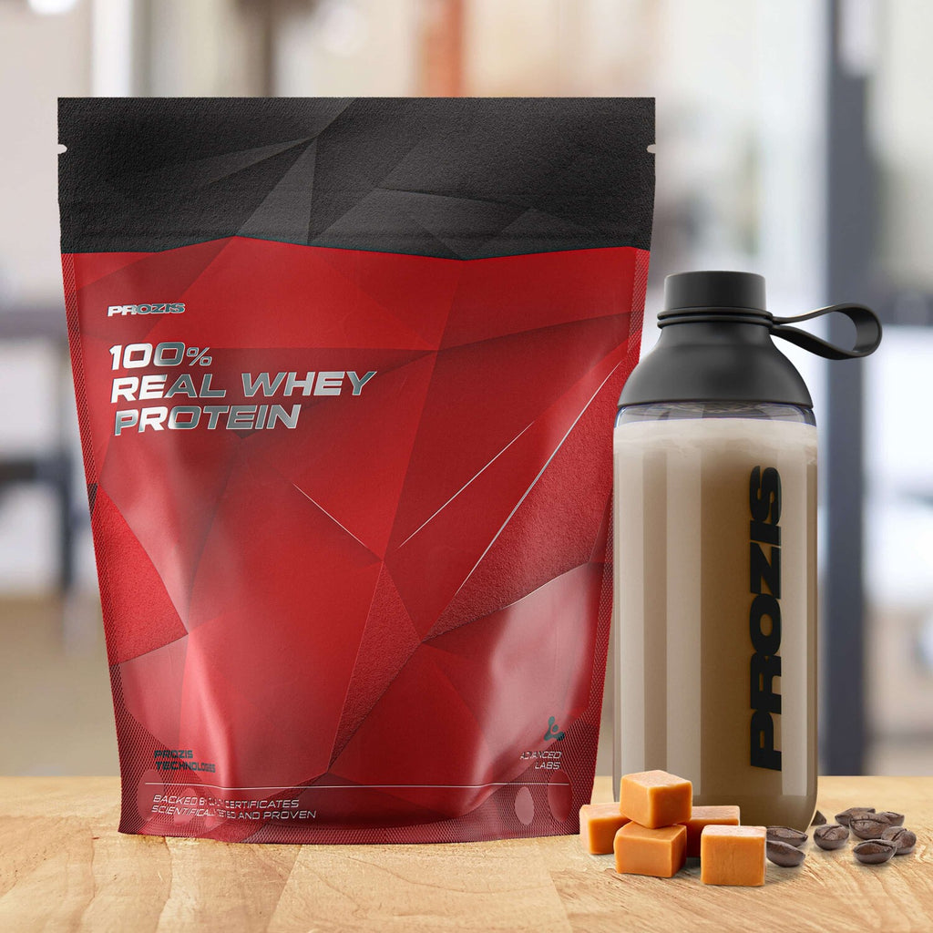 Prozis 100% Real Whey Protein Coffe-Caramel 1000 g