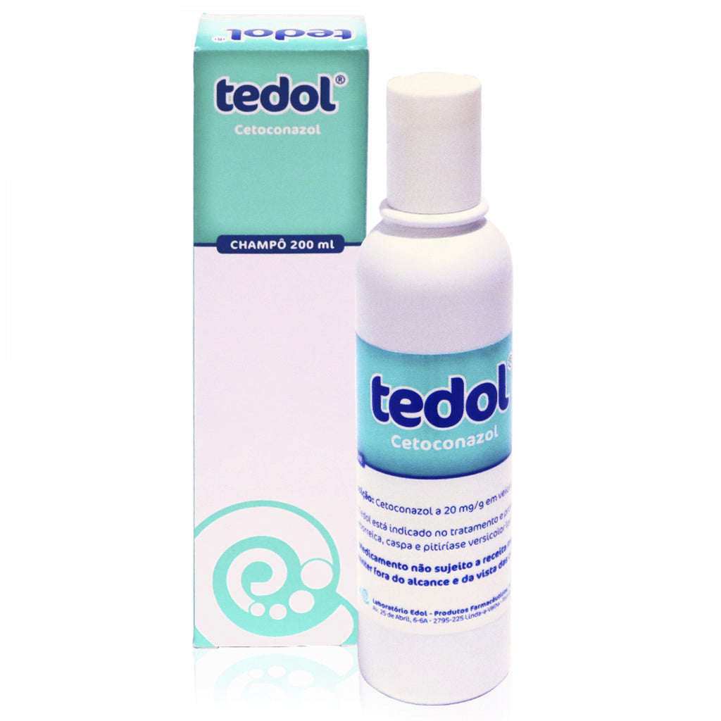 Tedol 20 mg/g champô - Frasco 200 ml