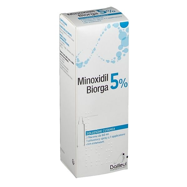 Minoxidil Biorga Sol cut 50mg/ml 60ml