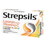 Strepsils Pst Orange with Vitamin C 1.2mg+0.6mg 36