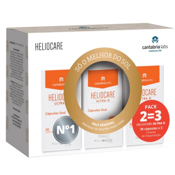 Heliocare Ultra D Pack 3×30 Cápsulas