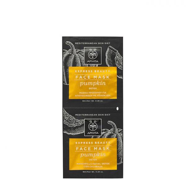 Apivita Expbeauty Masc Detox Abobora 8mlx2