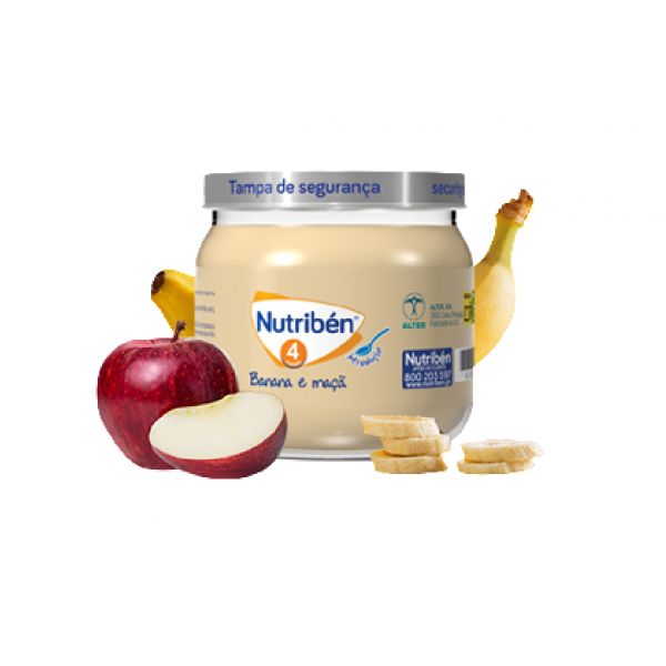 Nutribén Boião 4 Banana e Maçã 120g
