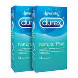 Durex Natural Plus Preservativo 2 x 12 Unidade(s) com Oferta de 2ª Embalagem