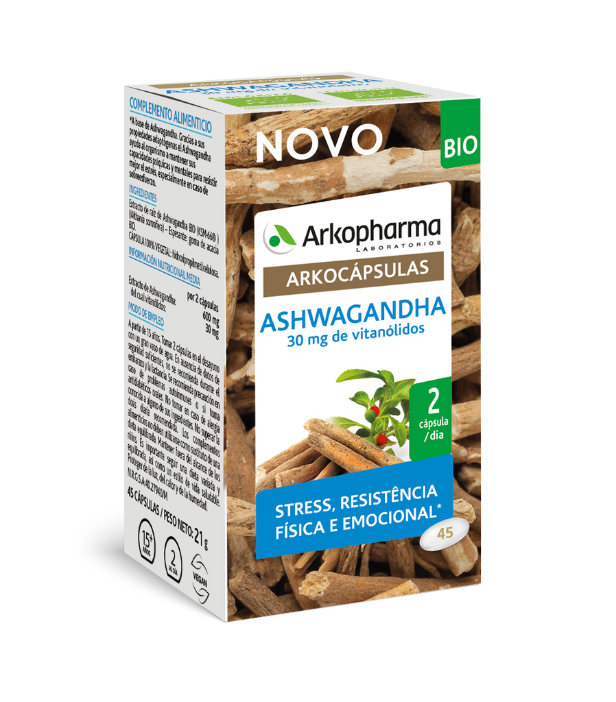 Arkopharma Arkocapsules Ashwagandha Bio 45 Capsules