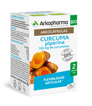 Arkopharma Cúrcuma Bio 80 Cápsulas