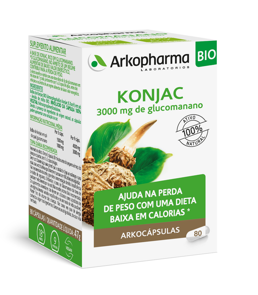 Arkocápsulas Konjac 80cápsulas