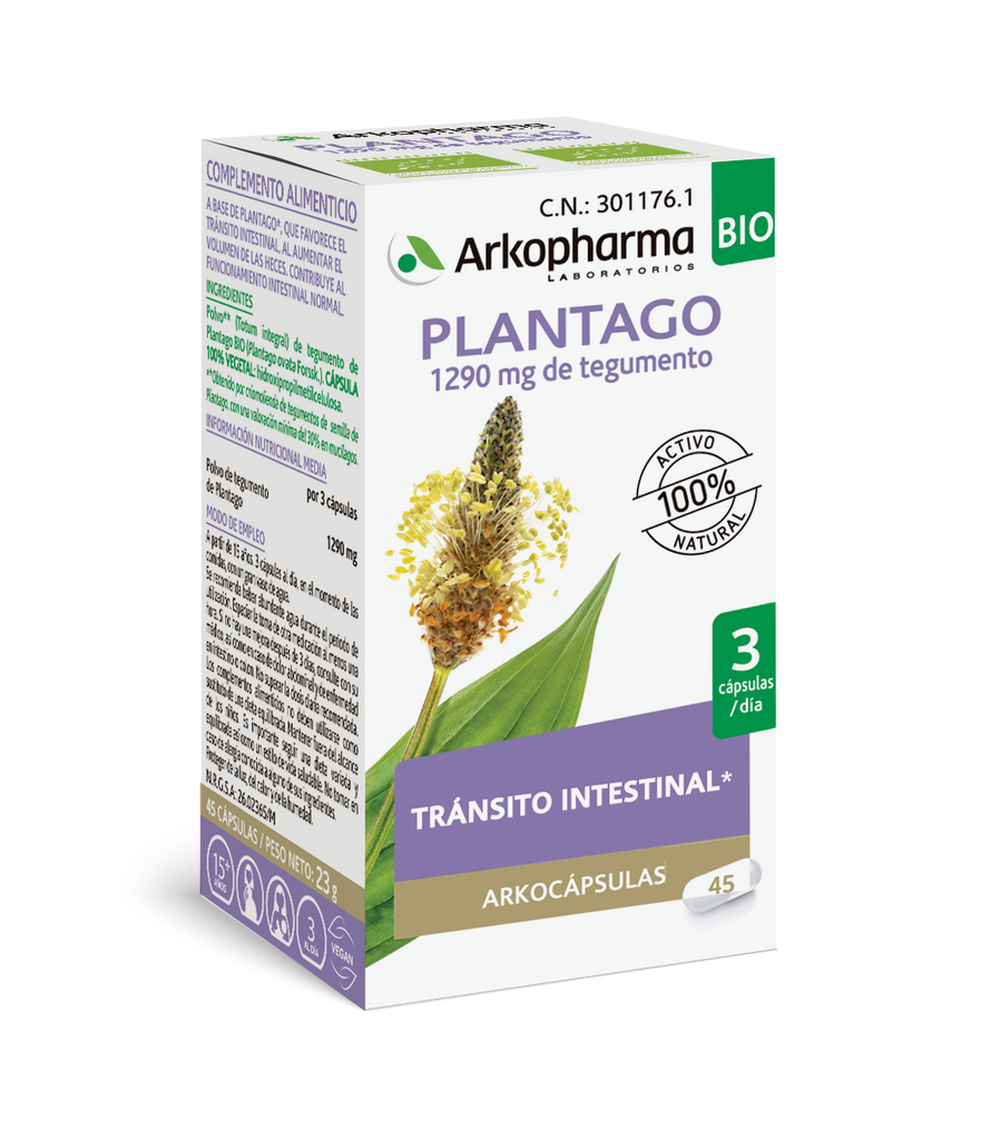 Arkocapsulas Plantago Bio Caps X45