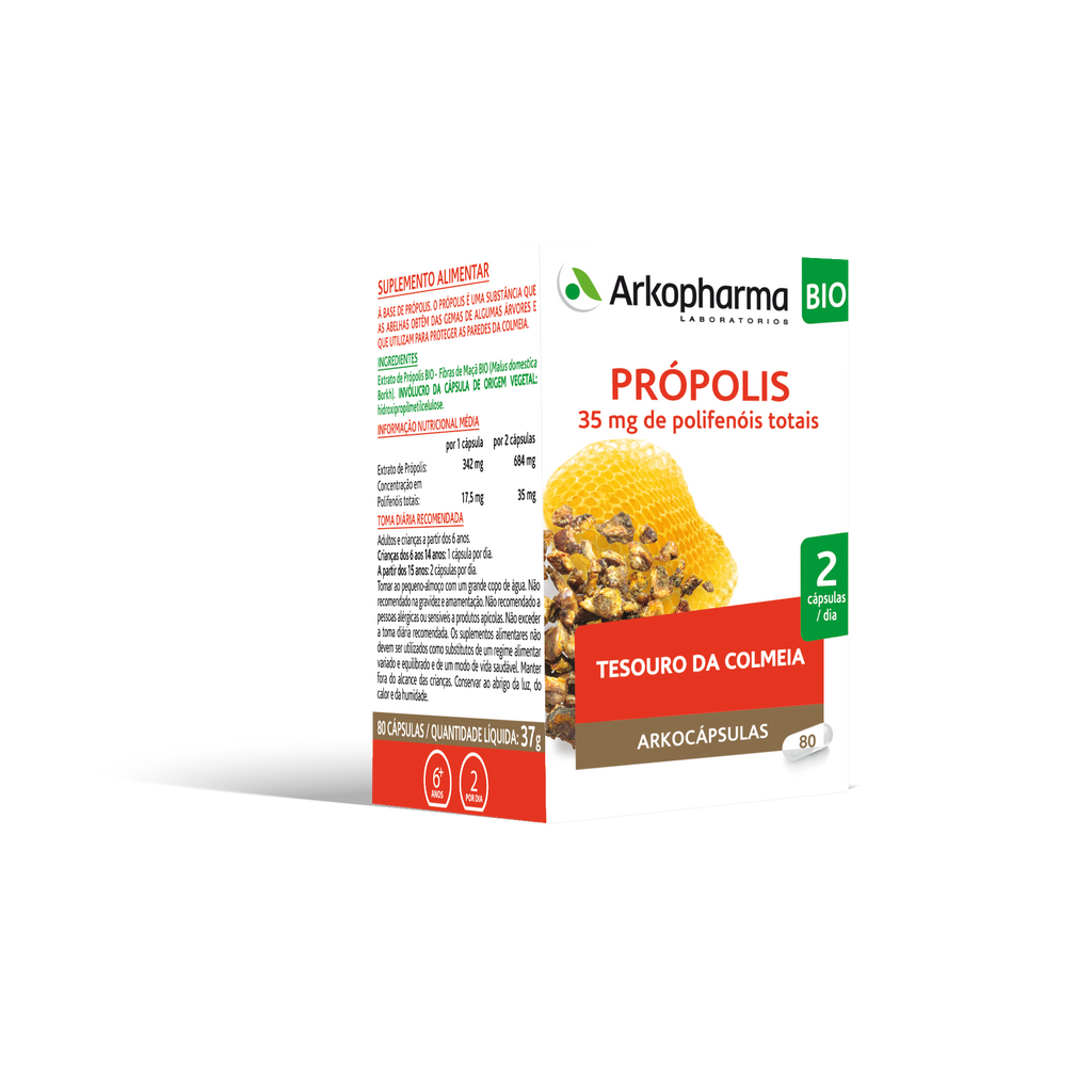 Arkocapsulas Propolis Bio 80 Capsules