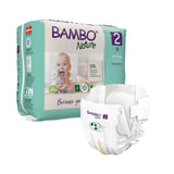 Bambo Nature Diapers Size 2 S 3-6Kg 30 Un.