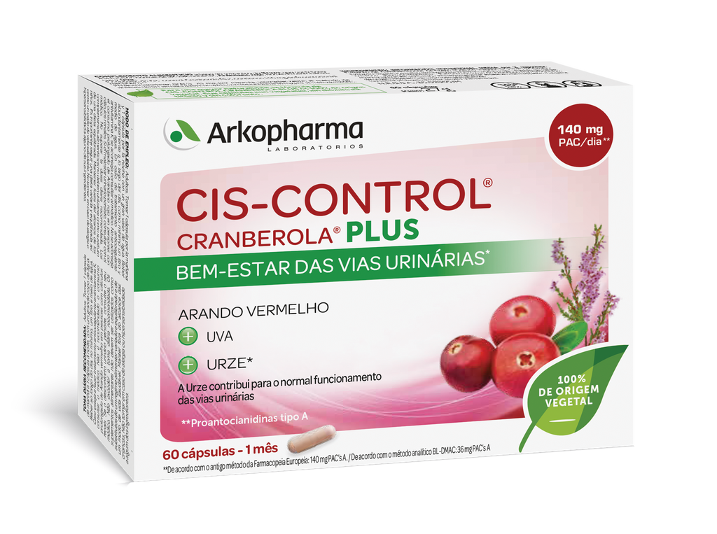 Arkopharma Cis-Control Cranberola Plus Caps X60 cáps(s)