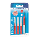 Elgydium Escovilhões Mono Compact Vermelho 4 un