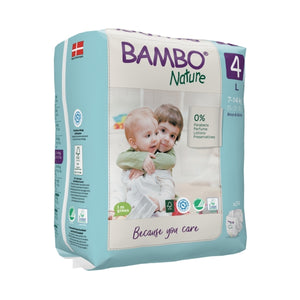 Bamboo Nature Diaper 4-L 7-14Kg X24