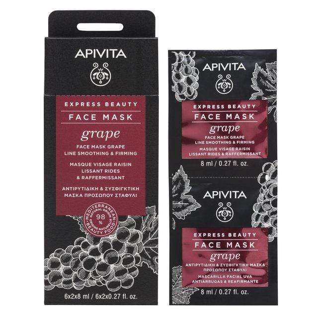 Apivita Express Beauty Grape Wrinkle Firming Mask 2x8ml
