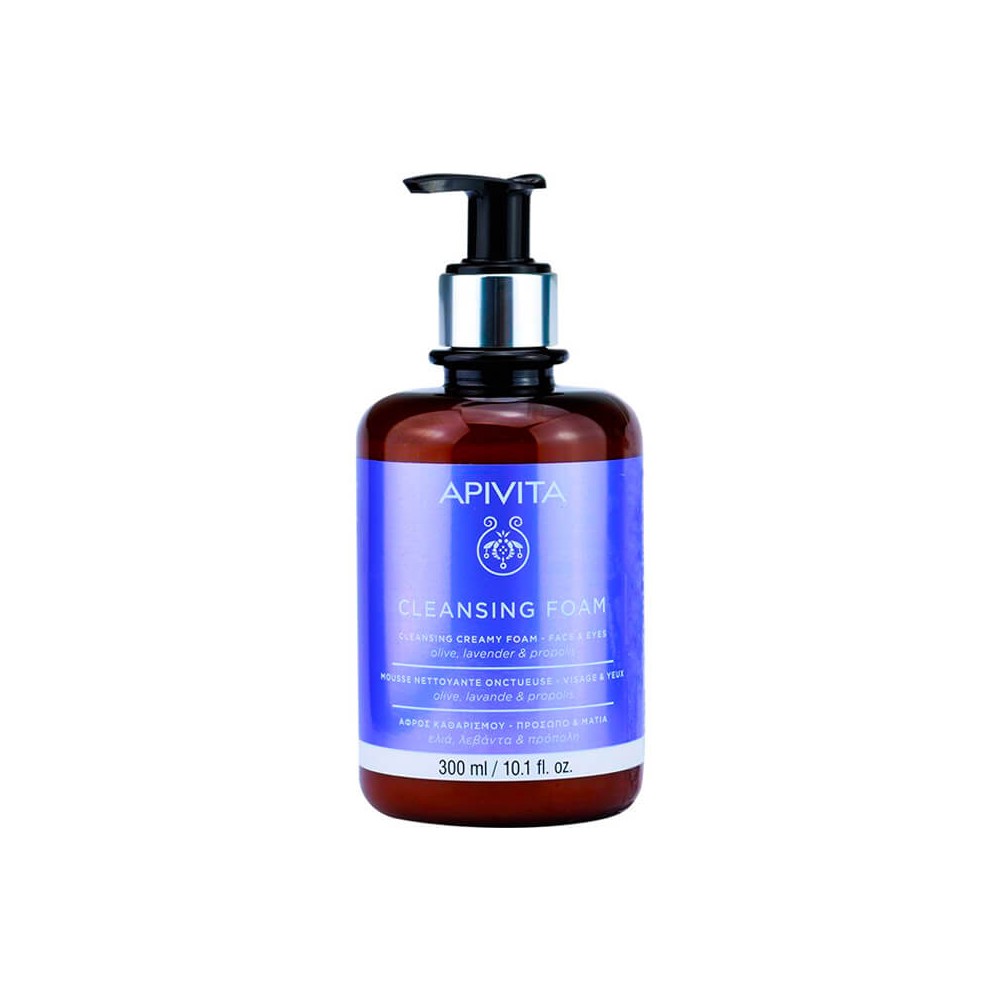 Apivita Espuma Limpeza Rosto/Olhos - 300ml