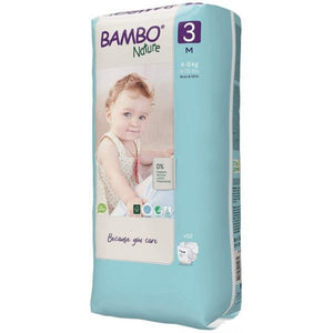 Bambo Nature Fraldas Tamanho 3 M 4-8Kg 52 Un.