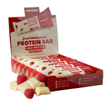 Prozis Protein Snack 30 g Sabor Chocolate Branco com framboesas