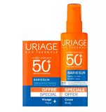 Uriage Bariesun Creme Hidratante (SPF50+) 50ml + Spray Invisível (SPF50+) 200ml