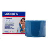 Leukotape K Ligadura Elástica Adesiva 5cmx5m Azul Claro
