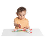 Chicco Playset My Wood Friends Raposas Mãe e Filho