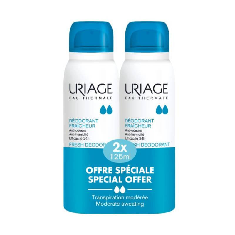 Uriage Desodorizante Refrescante Spray 2 x 125 ml