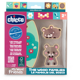 Chicco Playset My Wood Friends Ursinhos Mãe e Filho