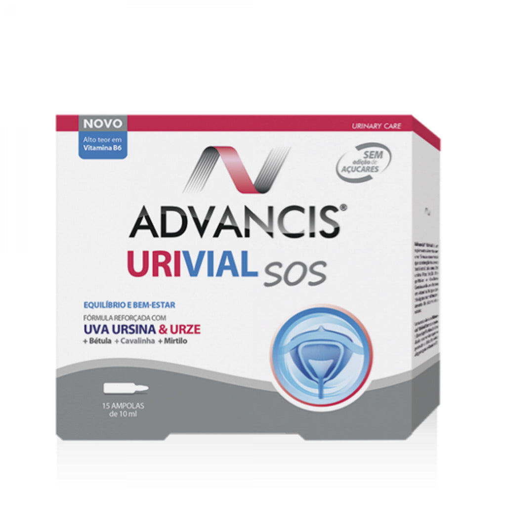 Advancis Urivial SOS ampolas - 15 x 10 ml