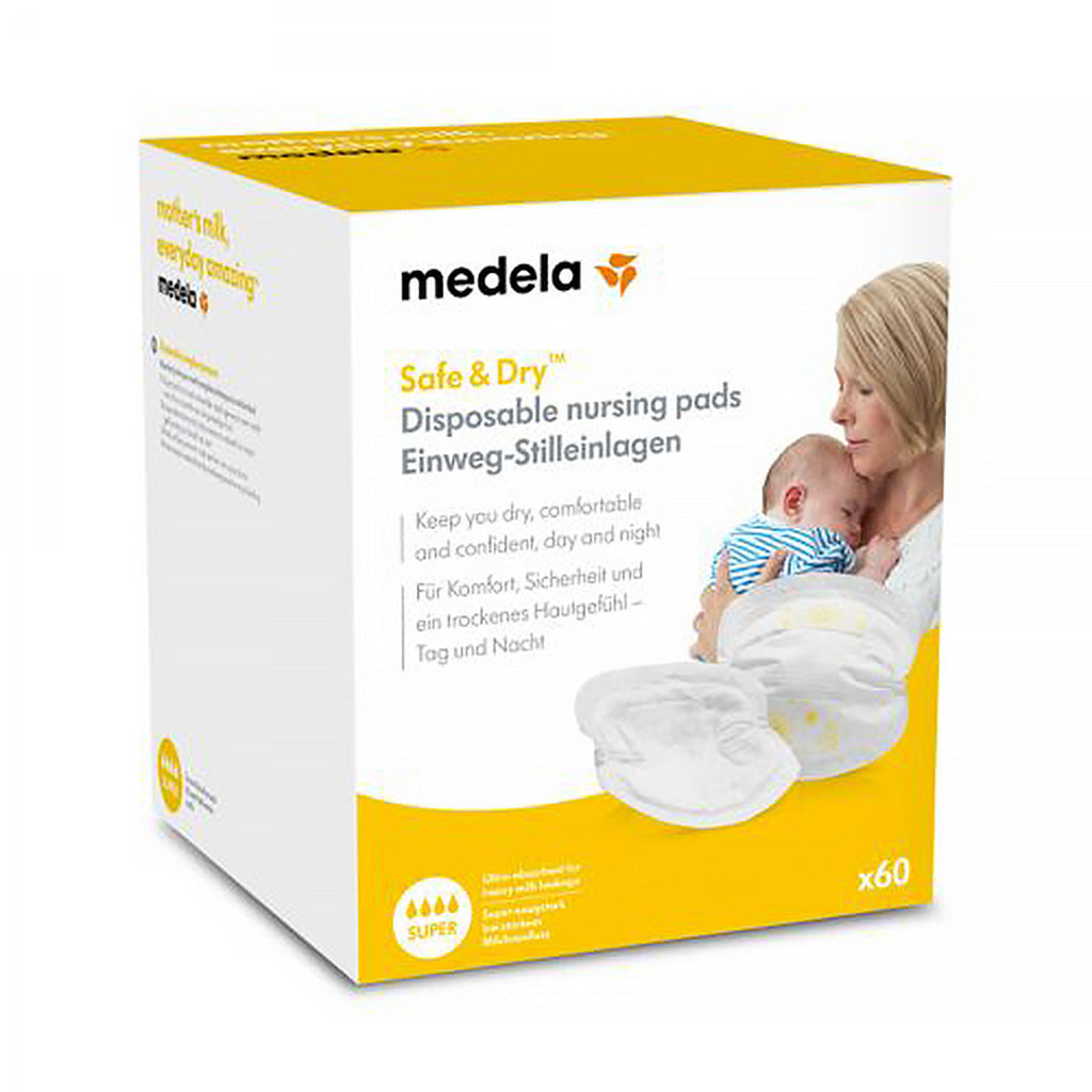 Medela Safe Dry Disposable Breast Pad - 60 pieces – Hiper Farma