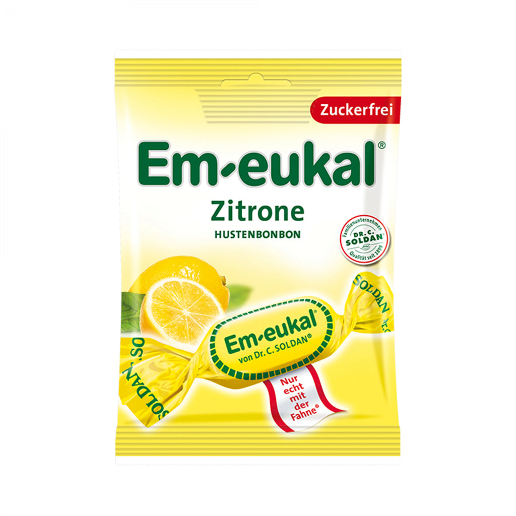 Em-Eukal Rebuçados sem açúcar sabor a limão - 50 g