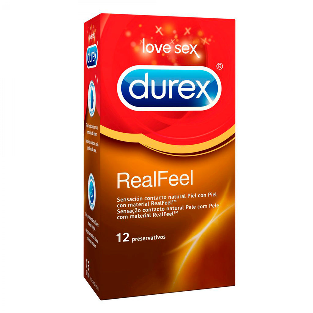 Durex Real Feel - 12 preservativos