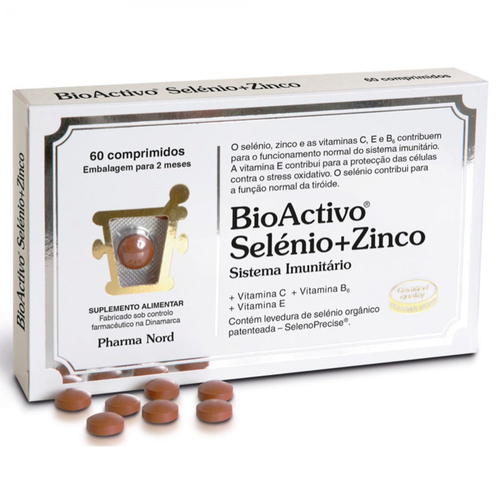 BioActivo Selénio + Zinco - 60 comprimidos