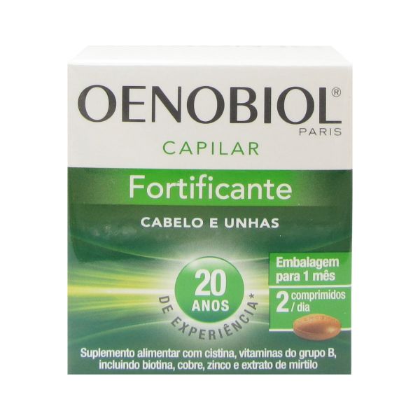 Oenobiol Fortifiant Capillaire Cáps Cab Unhas 60