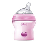 Chicco NaturalFeeling Silicone Bottle 0M+ 150ml Pink