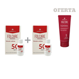 Pack 2x Folcare solução cutânea 50 mg/ml - 60 ml com oferta Iraltone Champô Fortificante 200 ml