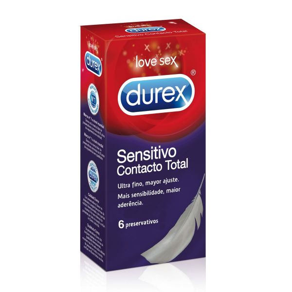 Durex Sensitivo Preserv Contact Total X12