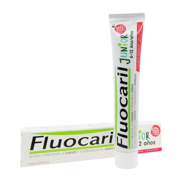 Fluocaril Junior Gel Dent Frutos Vermelhos 6-12 Anos 75ml