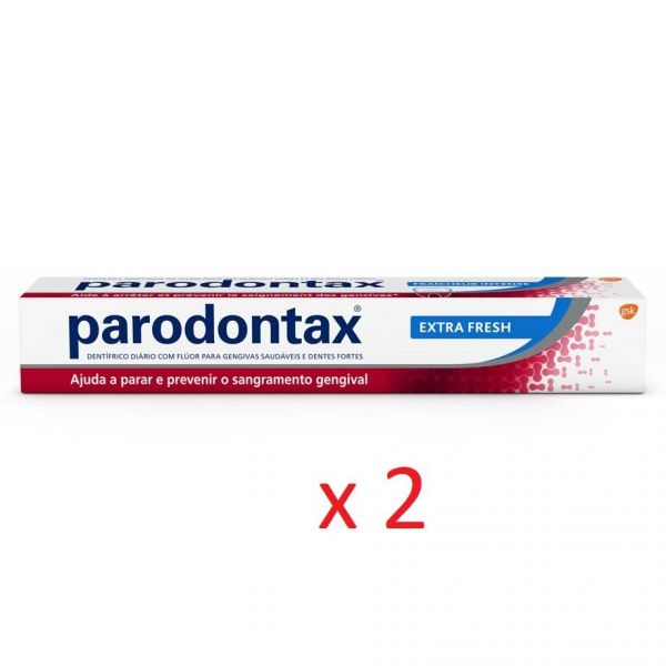 Parodontax Promo Duo Pasta Dent Extra Fresh 2x75ml + Desc 50% 2ª Embalagem