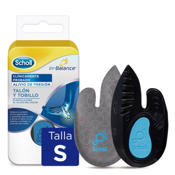 Scholl In Balance Palmilhas Calcanhar/Tornozelo Tamanho M 2 Unidades